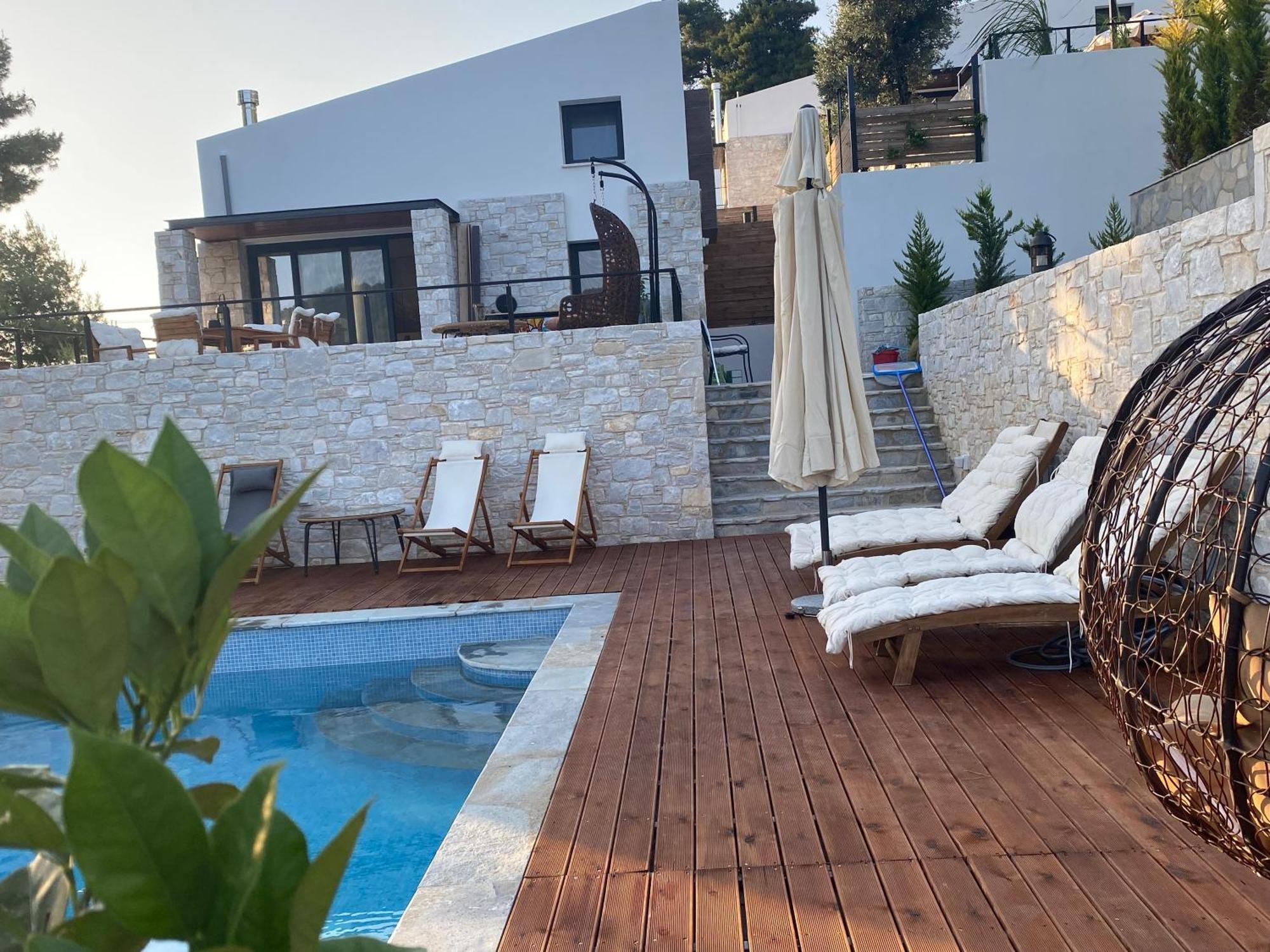 Moni Evaggelistrias Allure Luxury Villas 3&4 Serenity Retreat מראה חיצוני תמונה
